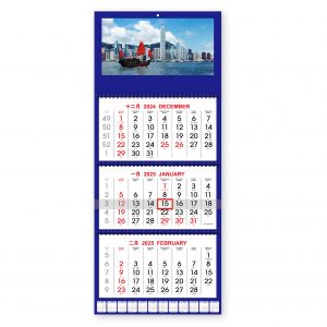 Wire-O Tri-fold Calendar 雙線圈掛曆